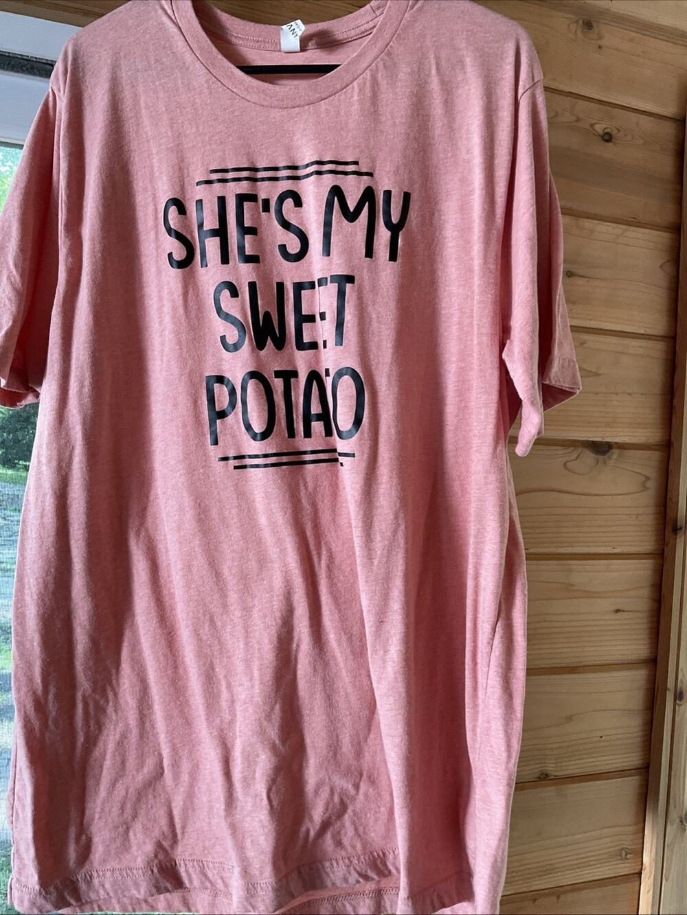 Bella Canvas She’s My Sweet Potato Men’s 2XL
